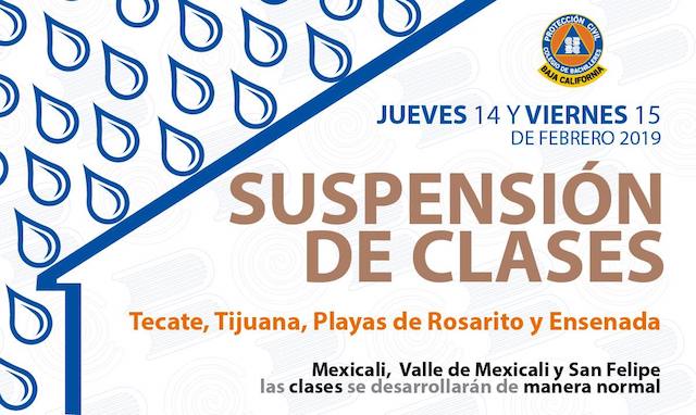 Suspensión de clases 2019